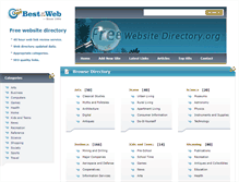 Tablet Screenshot of freewebsitedirectory.org